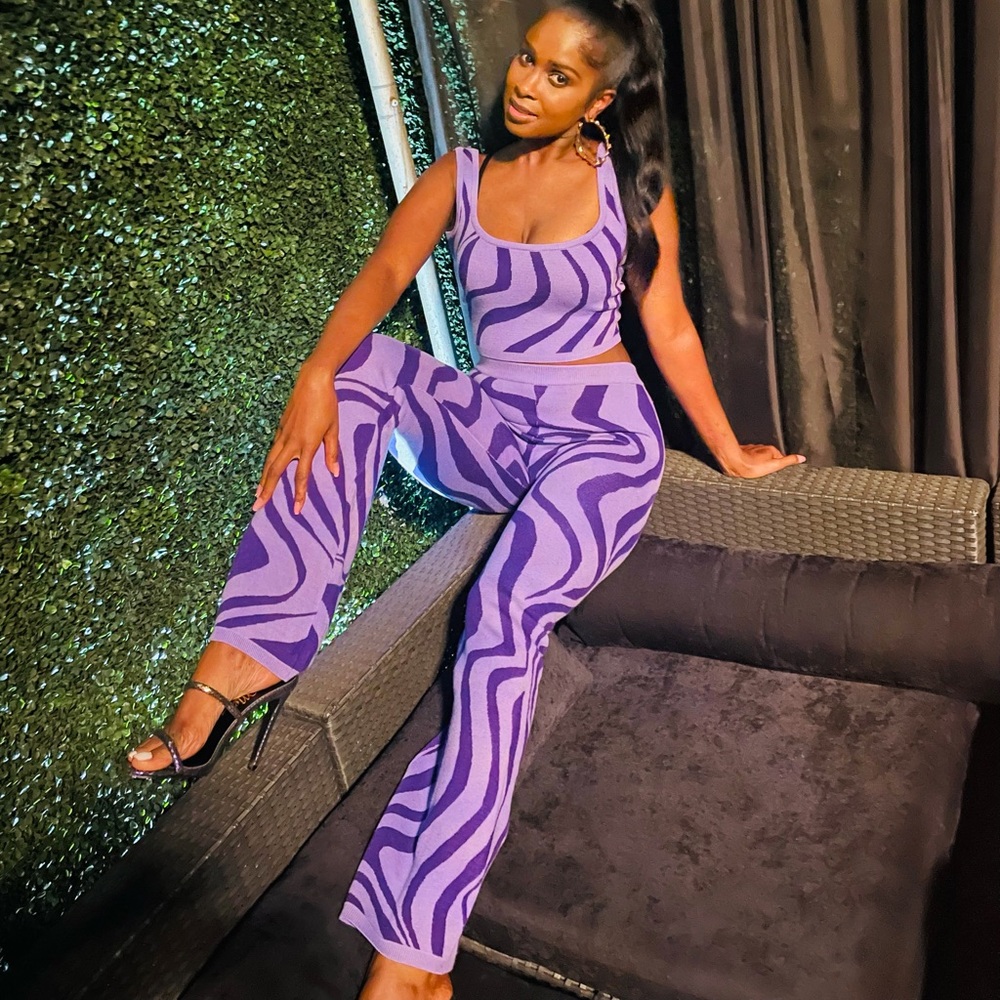 2 piece Purple Suit
